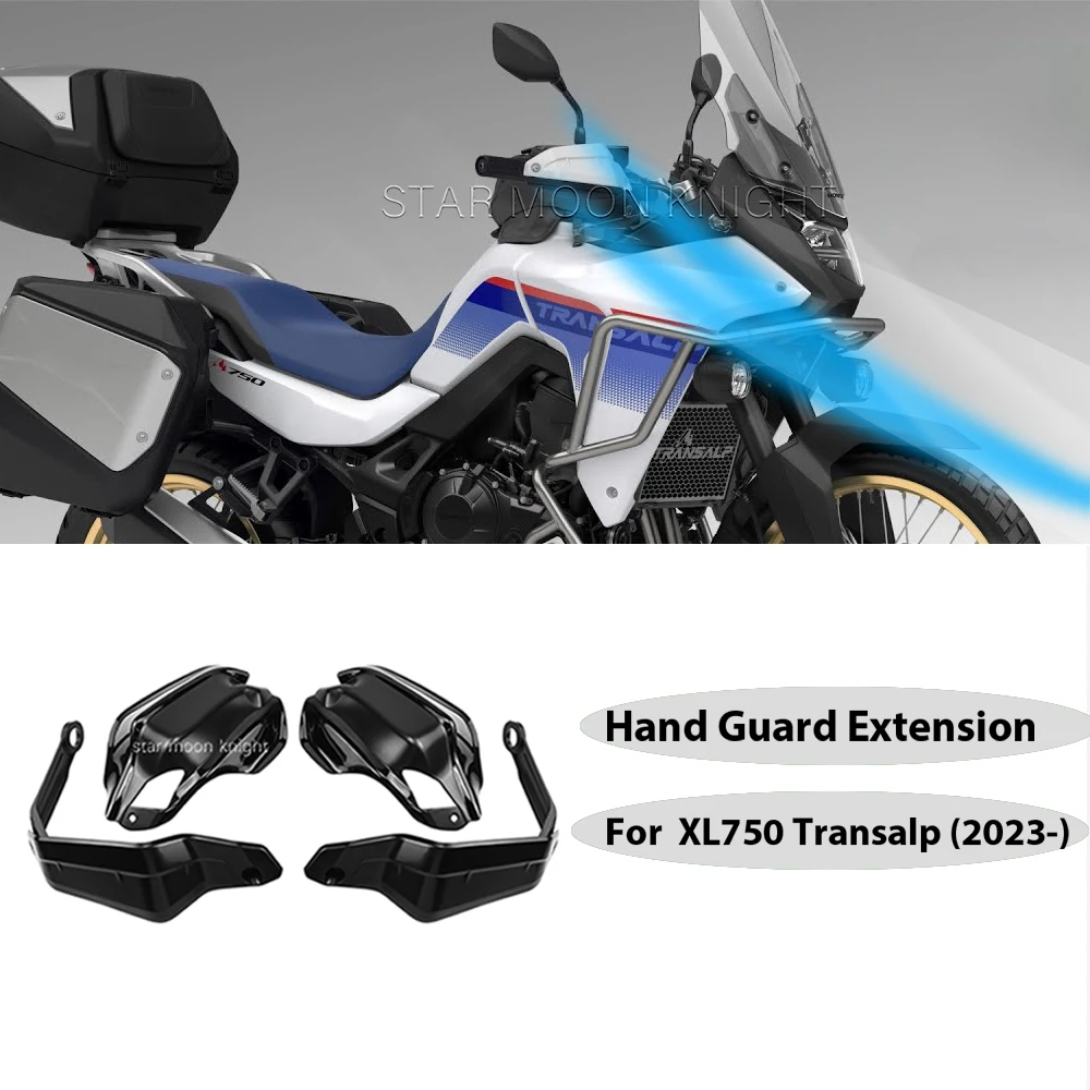 

Motorcycle Accessories Handguard Extension Kit Handlebar Wind Guard Windshield For Honda TRANSALP XL750 XL 750 2023 -