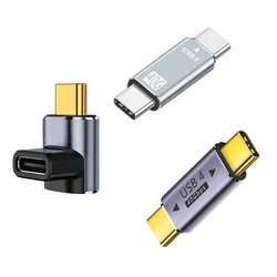 TYPE-C Male To Female 100W Adapter USB-C Extension Adapter 40GB Adapter Fully Supports 8K