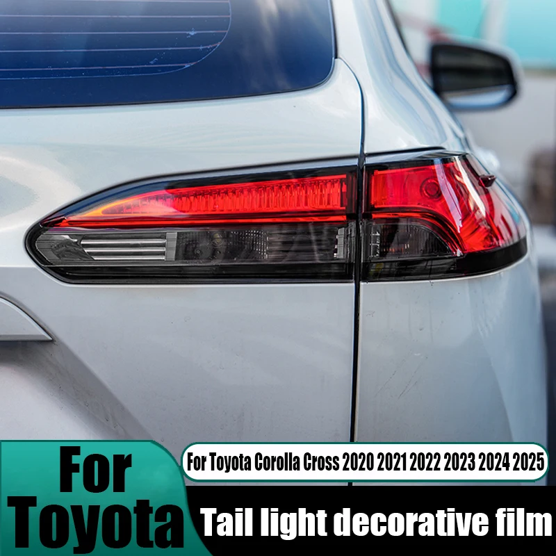 Tail light decoration film car modification supplies color changing film For Toyota Corolla Cross 2020 2021 2022 2023 2024 2025