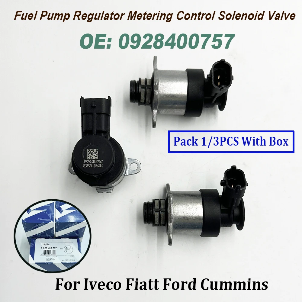 

1/3PCS 0928400757 1462C00998 928400757 High Pressure Fuel Pump Regulator Metering Control Solenoid Valve For C-hevrolet G-MC