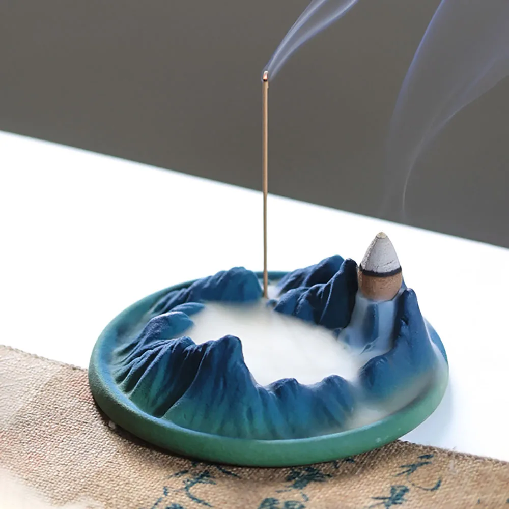 

Silicone Mold For Concrete Creative Mountain And River Shape Incense Burner Household Jesmonite Incense Insert Decoration Mold