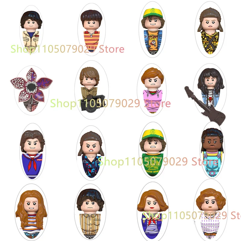 أفلام جديدة شخصيات غريبة اللبنات الأشياء لعبة عمل صغيرة الدمى تجميع لعب هدايا الاطفال #1