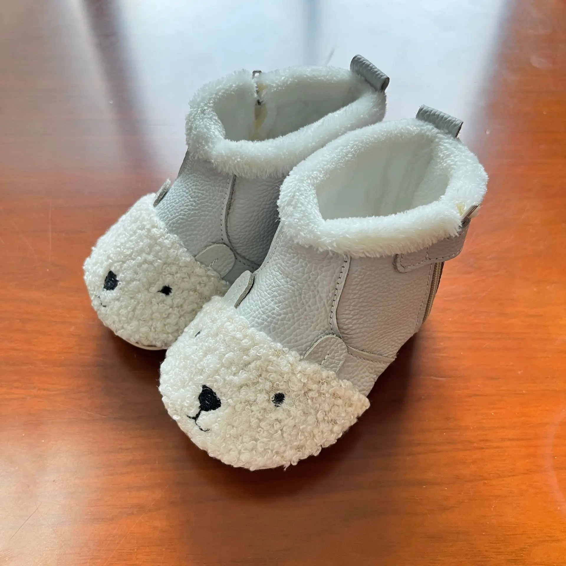 Baby Winter Boots Boy Girl Leather Shoes Children Sneaker Toddler Casual Crib Shoes First Steps Shoes Newborn Infant Accessories