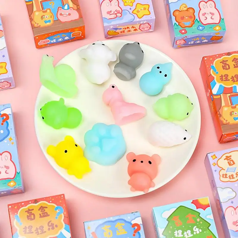 Кавайная игрушка Mochi, милые животные, сжимаемые игрушки, липкие сжимаемые игрушки для снятия стресса, антистрессовая игрушка для взрослых, игрушка для снятия стресса Mochi