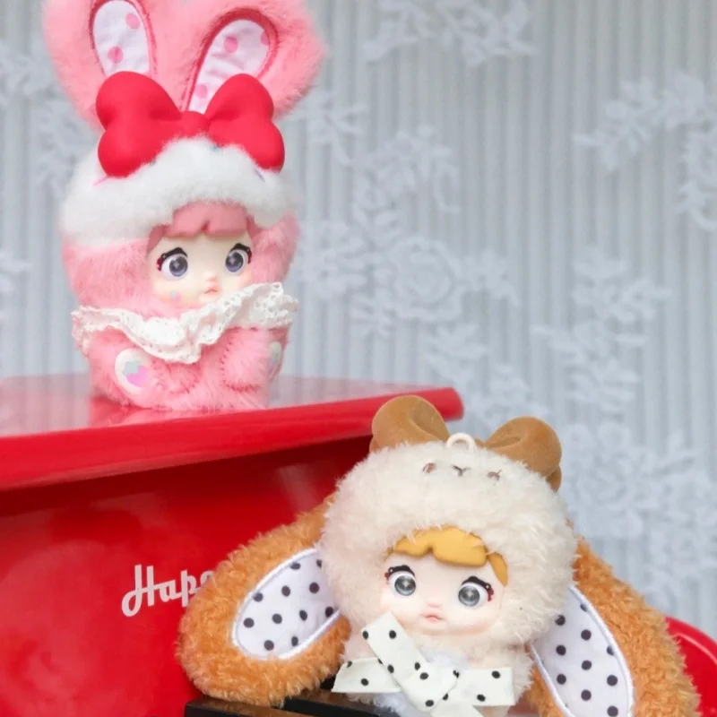 

Аутентичные пятна Nommi милый кролик слепая коробка Mibao кукла второго поколения настольный орнамент сумка кулон девушка праздничный подарок