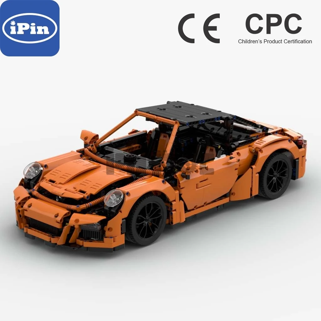 

Ip-0016 GT4 cabriolet hardtop roadster static 2650pcs New Year gift patchwork building block technology assembly