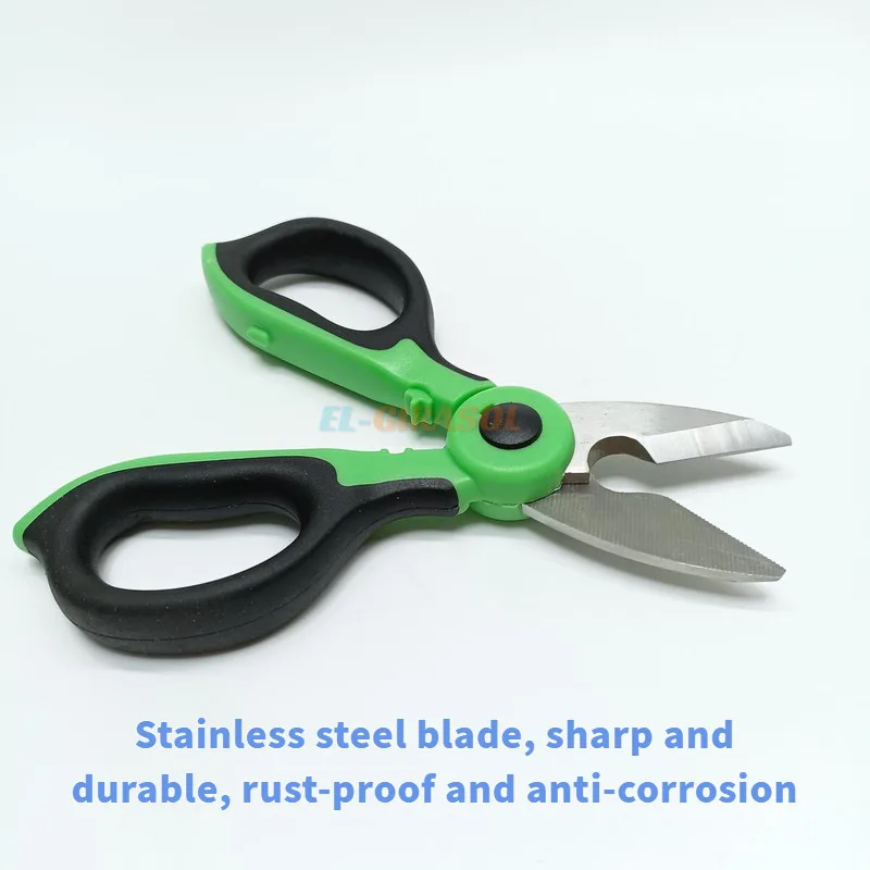 Fiber Optic Kevlar Schere Fiber Optic Kevalr Cutter Edelstahl Schere Anzug für Multi Fasern 1 stücke/5 stücke FTTH