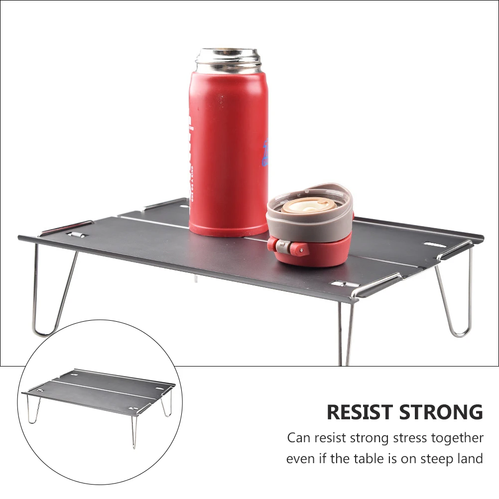 

Portable Camping Table Foldable Picnic Desk Lightweight Aluminum Alloy Travel BBQ Dining Small Outdoor Garden