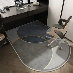 Alfombrilla de lujo para silla de ordenador, alfombras antideslizantes modernas para mesas de estudio, dormitorio, decoración del hogar, alfombrillas para puerta de salón