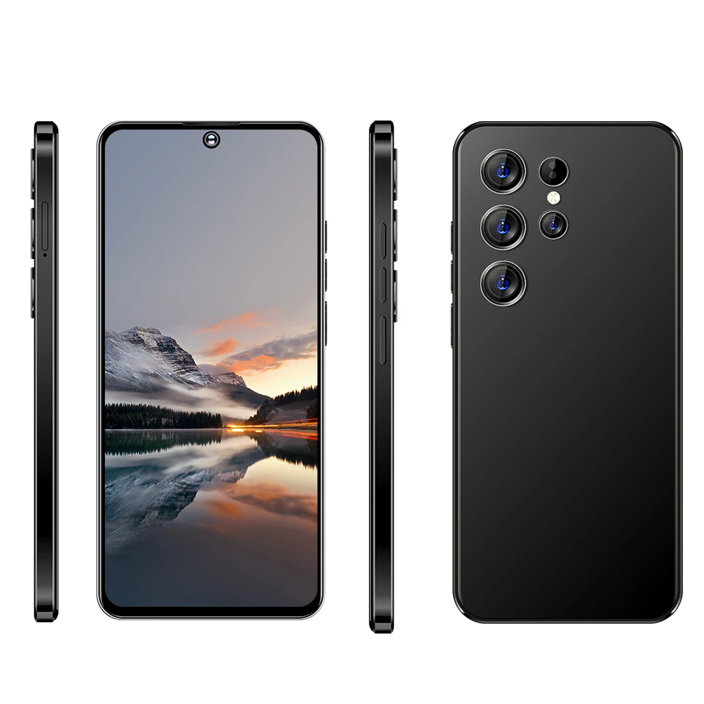 JQ-S24 Ultra S3-2 7.3HD + fotocamera a schermo intero da 16GB + 1TB 78MP + 108MP Snapdragon8gen3 10core riconoscimento facciale dual sim cellulare