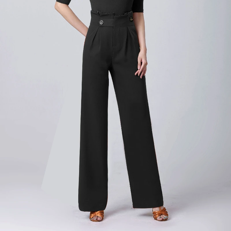 Elegant and Comfortable Fashionable Central Point Latin Dance Pants Women's Pants Sorority Dance Clothing High-end Women's Pants