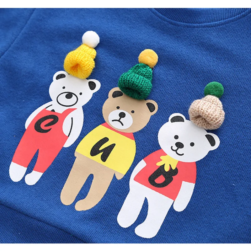 New Spring Autumn Baby Clothes Suit Children Boys Girls Cartoon T-Shirt Pants 2Pcs/Sets Toddler Casual Costume Kids Tracksuits