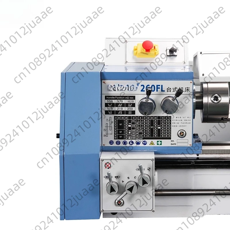 260fl High Precision Household Small Lathe Desktop Machine Tool Multifunctional Teaching Metal Lathe JY260FL