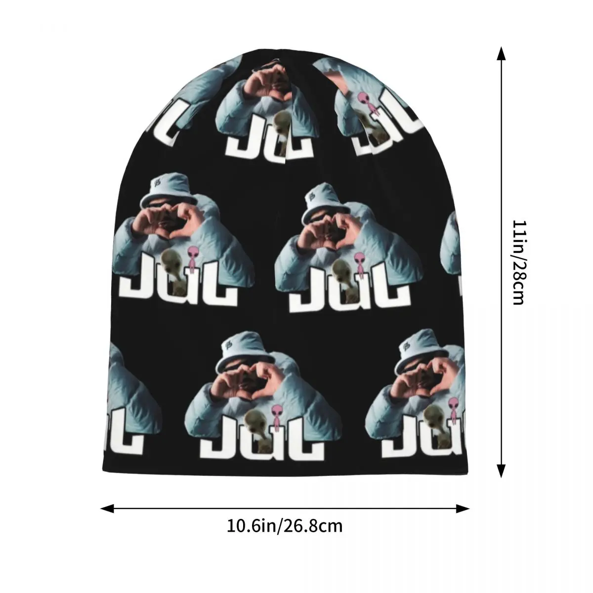 Luxury JUL Rapper Heart Bonnet Knitting Hats Merch Winter Warm Hip Hop Beanies Skullies Unisex