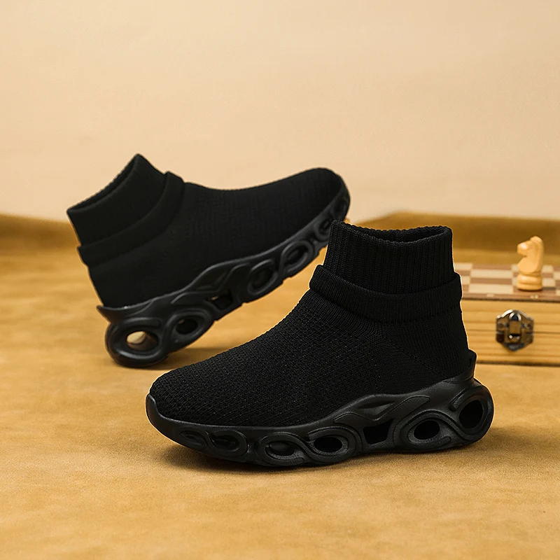 

Детские кроссовки для мальчиков, дышащая удобная прогулочная обувь на мягкой подошве, уличная износостойкая легкая спортивная обувь для детей