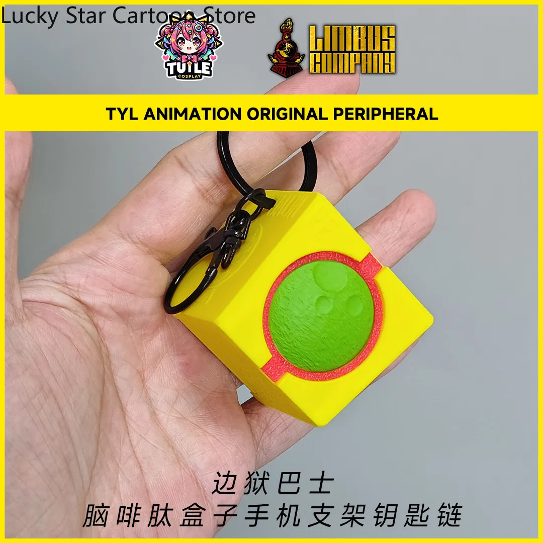 

Anime Limbus Company Enkephalin Box Cosplay Phone Holder Keychain Mascot Student Accessory Fans Gift Collection Halloween