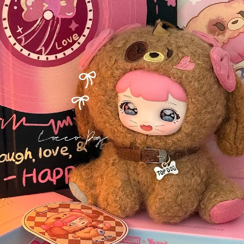 Onecosmo Yoyoo Soft Fufu Dream Vinyl Face Plush Blind Box Trendy Toys kawaii Bag pendant Desktop Ornament Mystery Surprise Gifts