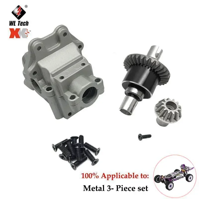 Wltoys 124019 124017 124007 Rc Car Metal Adjustable Motor Bracket with 27T 19T Motor Pinion Gears for 3650 Brushless 550 Brushed