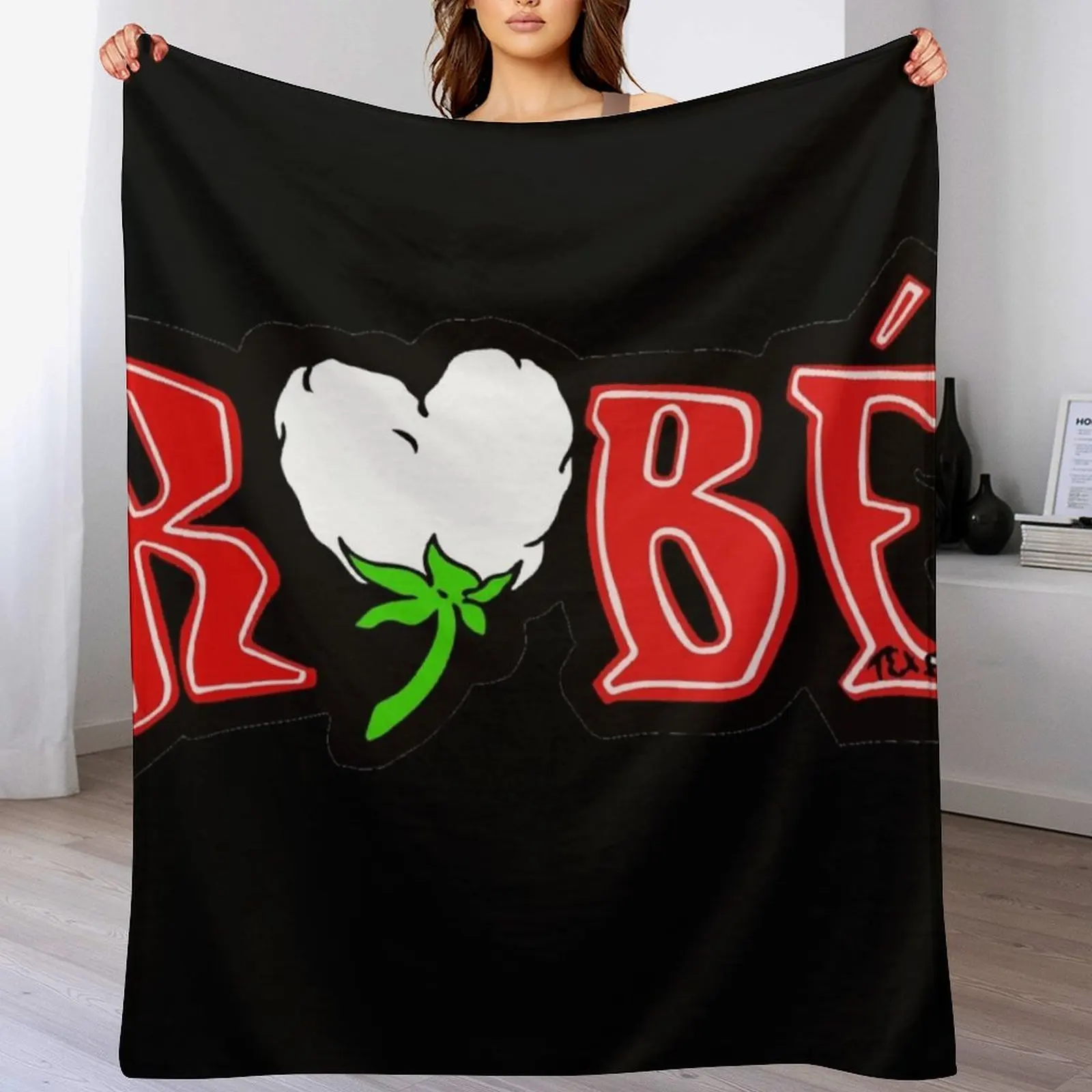 Rob?? Original Design Collection Throw Blanket Decorative Soft Throw Blanket for Couch Sofa