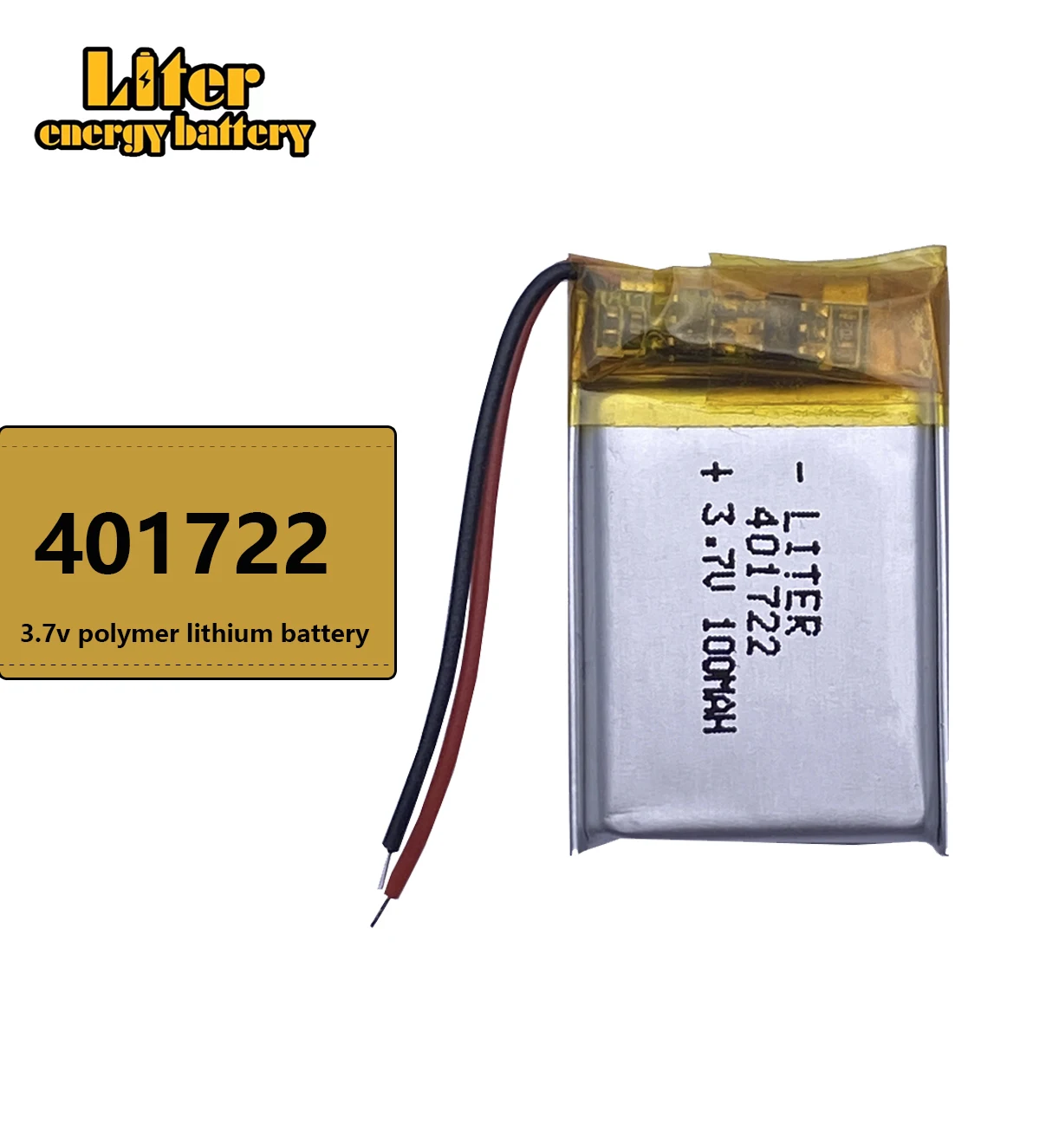 3.7V 100mAh 401520 401722 Lithium Polymer Li-Po li ion Rechargeable Battery  For Mp3 MP4 MP5 GPS mobile bluetooth