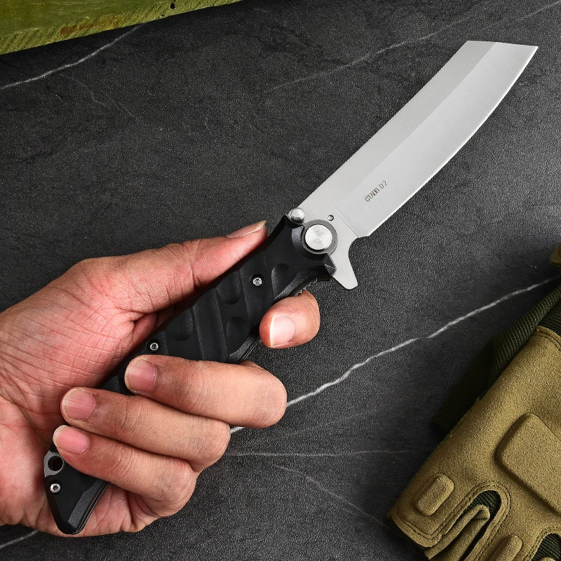 Outdoor folding knife multi-function high hardness outdoor folding knife camping with sharp fruit knife