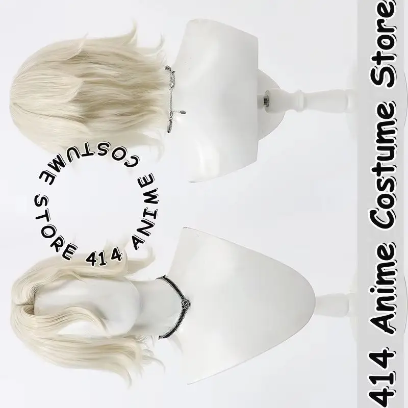 

Game & Anime Mary Cosplay Wig Identity V Light Yellow Simulation Scalp Heat-Resistant Fiber Synthetic Hair