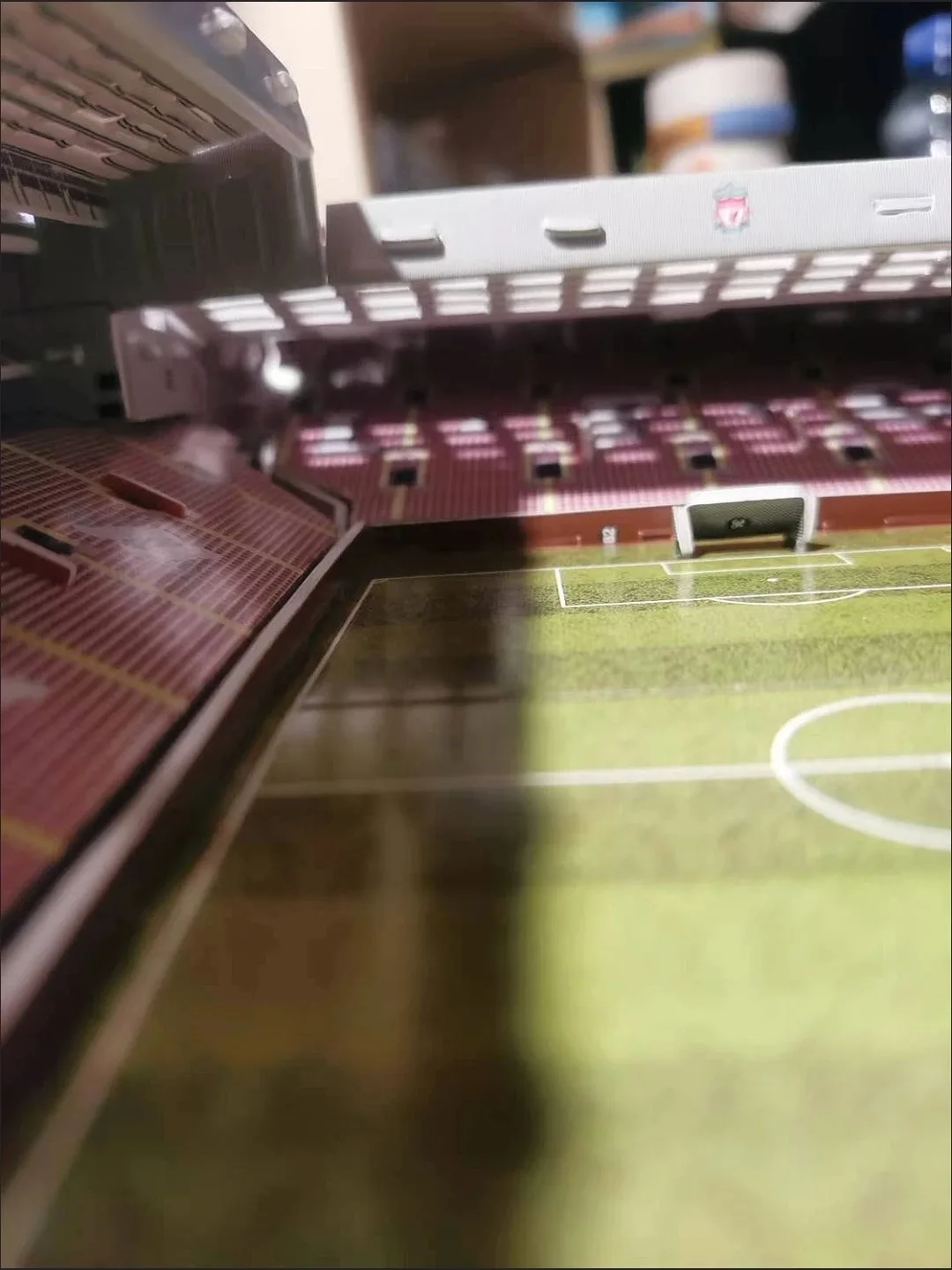 165pcs/set England Anfield Liverpool Club RU Competition Football Game Stadiums Building Model Toy Kids Gift Original Box