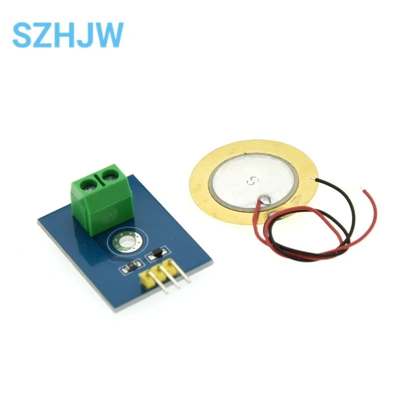 DIY KIT 3.3V/5V ceramiczny moduł czujnika wibracji Piezo kontroler analogowy zestaw komponentów elektronicznych czujnika do Arduino UNO R3