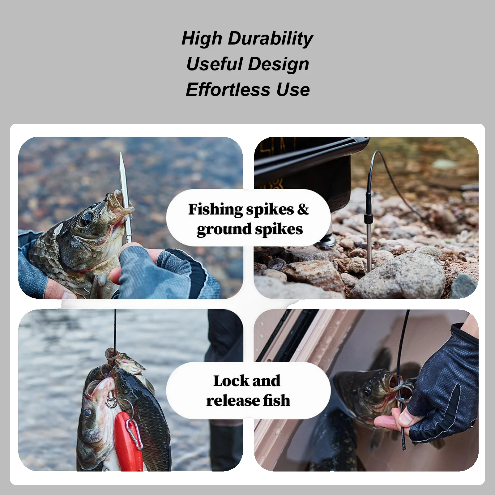 

Metal Fishing Stringer Tackle Gear with Floater Fish Stringer Holder for Freshwater Saltwater Outdoor River Lake Pond Reservoir