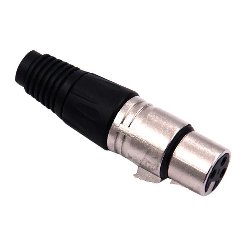 High Quality 1pcs Three core balance card dragonmother about this head Microphone XLR cannon female head microphone plug