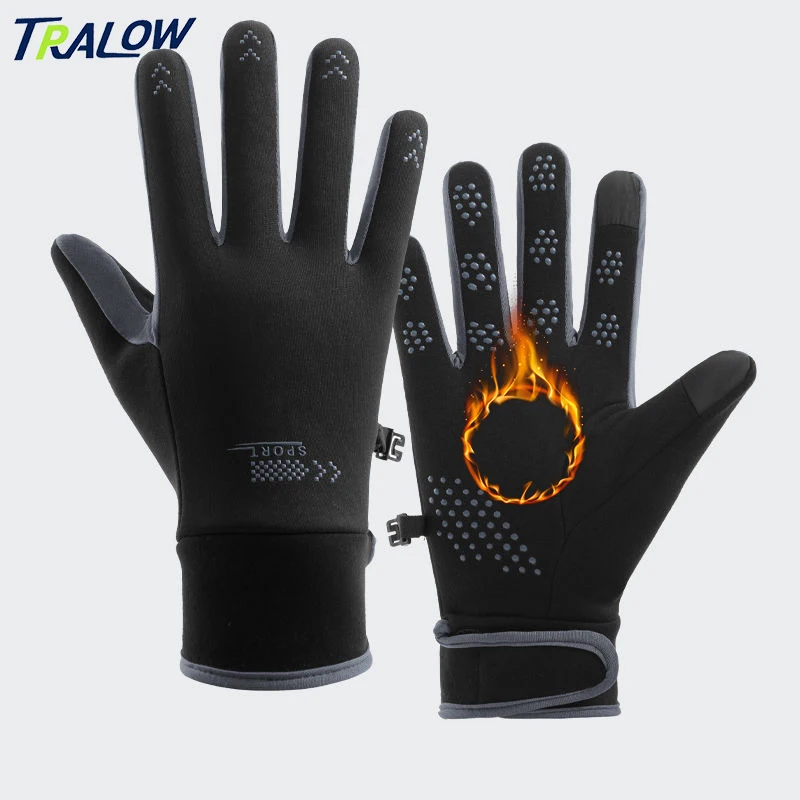 

TRALOW Lightweight Winter Gloves for Men Women,Touchscreen Thermal Liners for Cold Weather Driving,Cycling Hiking,Non-Slip Sport