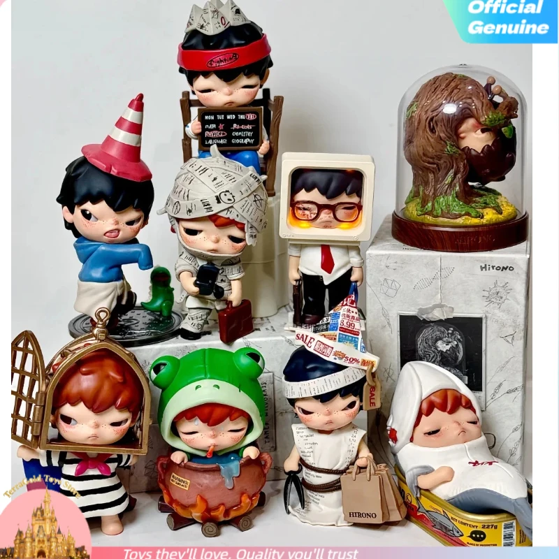 

POP MART Hirono Greenhouse Miscanthus Series Figurine Blind Box Toy Cute Mystery Box Desktop Ornament Collectible Birthday Gifts