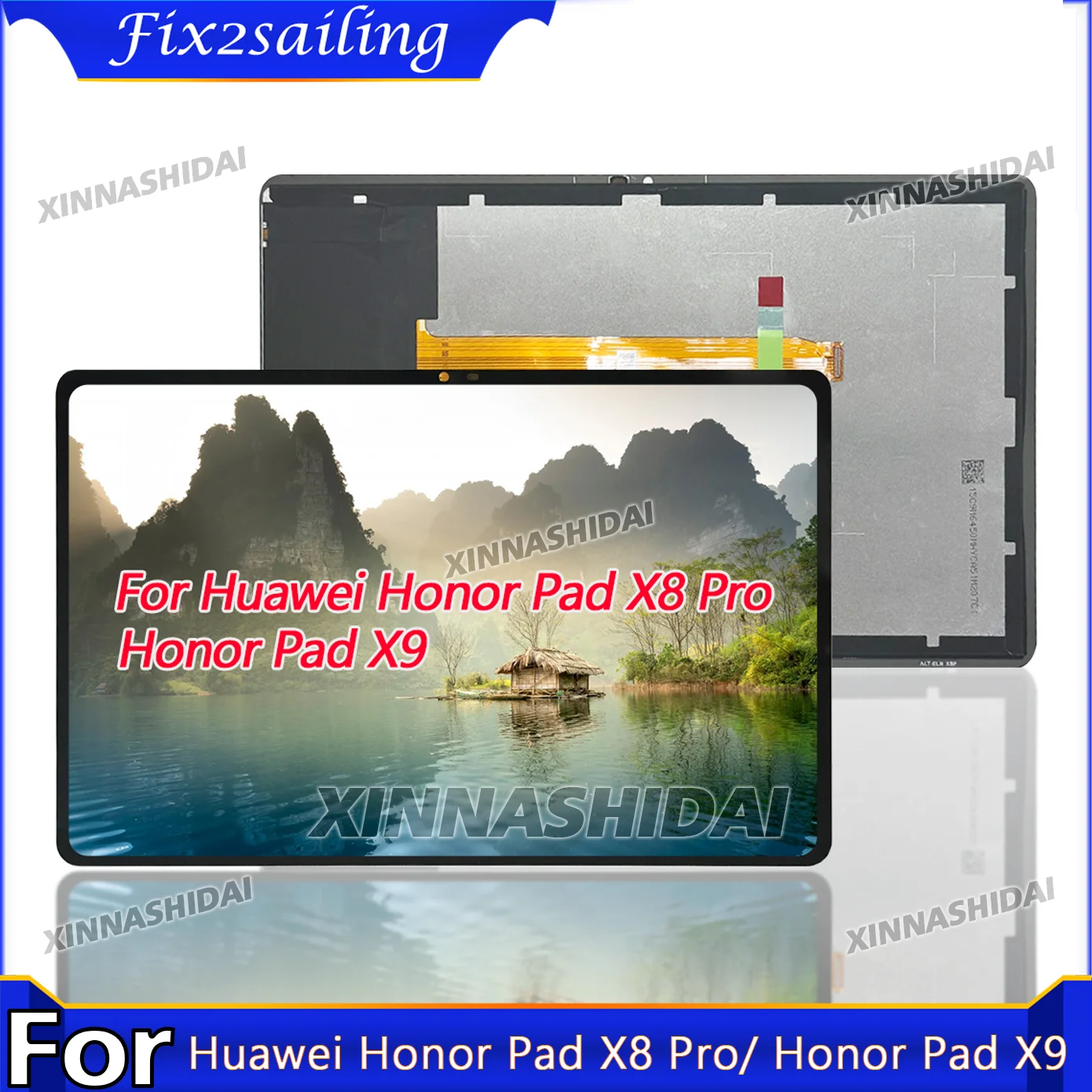 新しい-huawei-honor-pad-x8-pro-x9-eln-w09-115-インチ-lcd-ディスプレイタッチスクリーンデジタイザーガラスアセンブリ修理部品