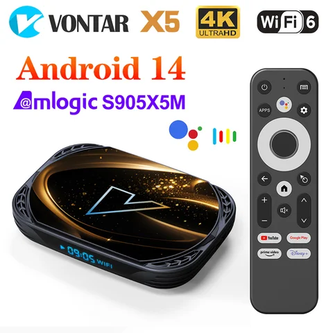 VONTAR X5 ТВ-бокс Android 14, 4ГБ ОЗУ, 128ГБ ПЗУ — фото товара