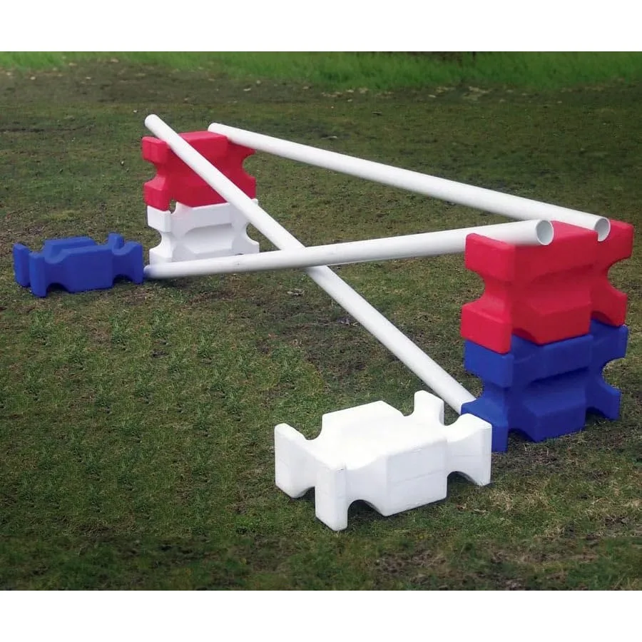 Jump Block Blue per aree giochi per interni ed esterni, blocchi di schiuma durevoli e sicuri con colore blu vibrante, perfetti per bui creativi