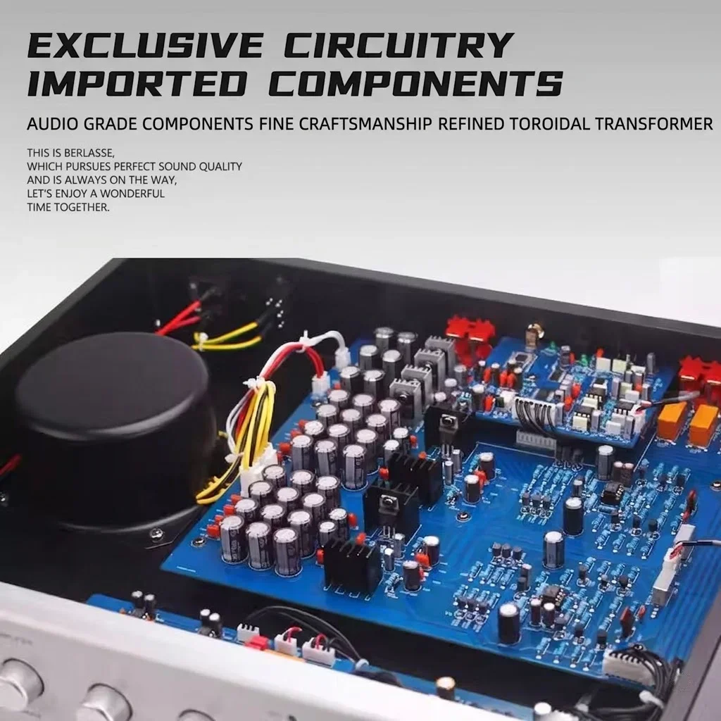 

Усилитель звука Sound Maker-MT-10 New Fever MOSFET с предусилителем 1794 DAC 5125, Bluetooth, HiFi, для домашнего аудио