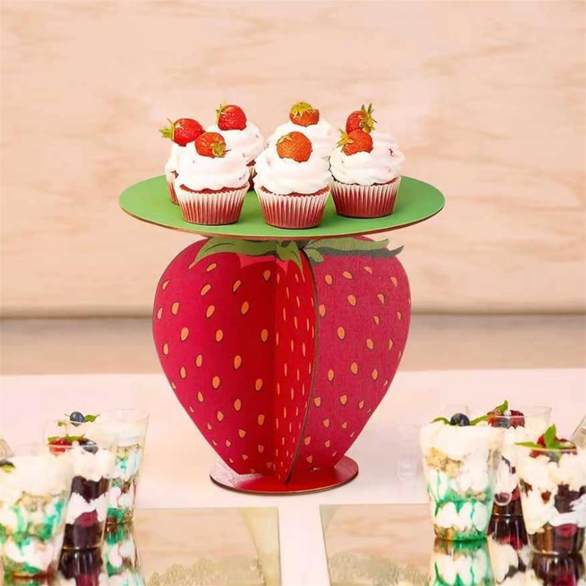 

Деревянная подставка для торта в деревенском стиле с ананасом, декоративная подставка для фруктов в форме свадебного кекса, товары для вечеринок и центральная часть