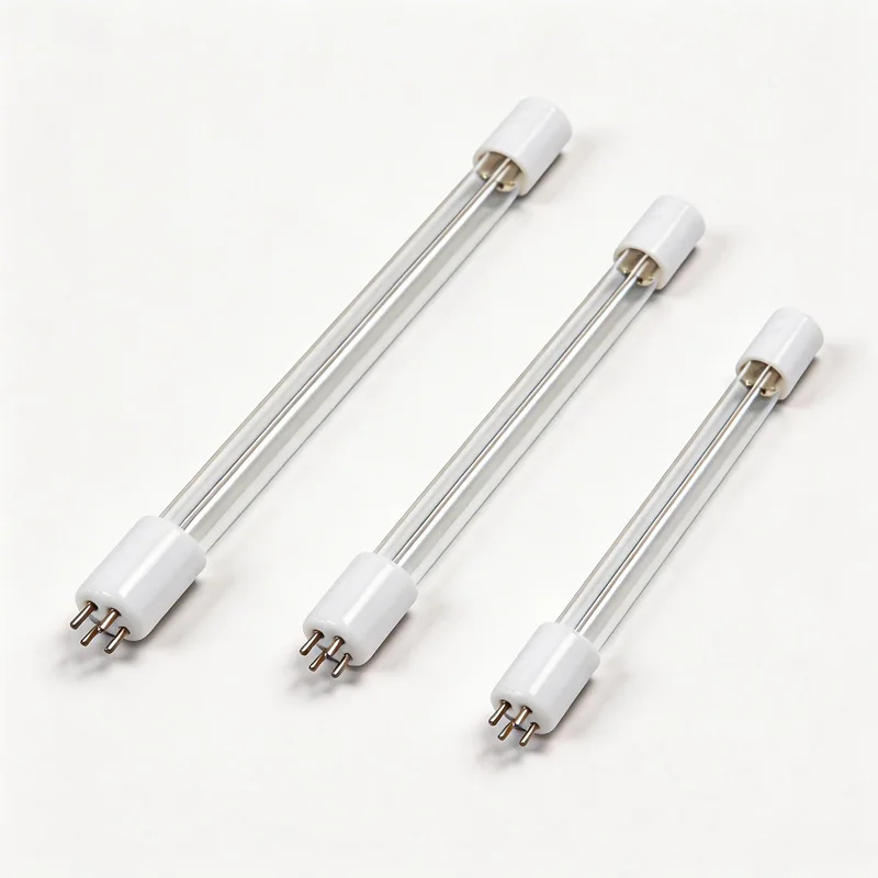 T5 Aquarium UV-Ersatzlampe mit geradem Rohr, einseitig, 4 Nadeln, 8W/10W/21W, Anti-Algen-UV-Lampenröhre für Aquarien