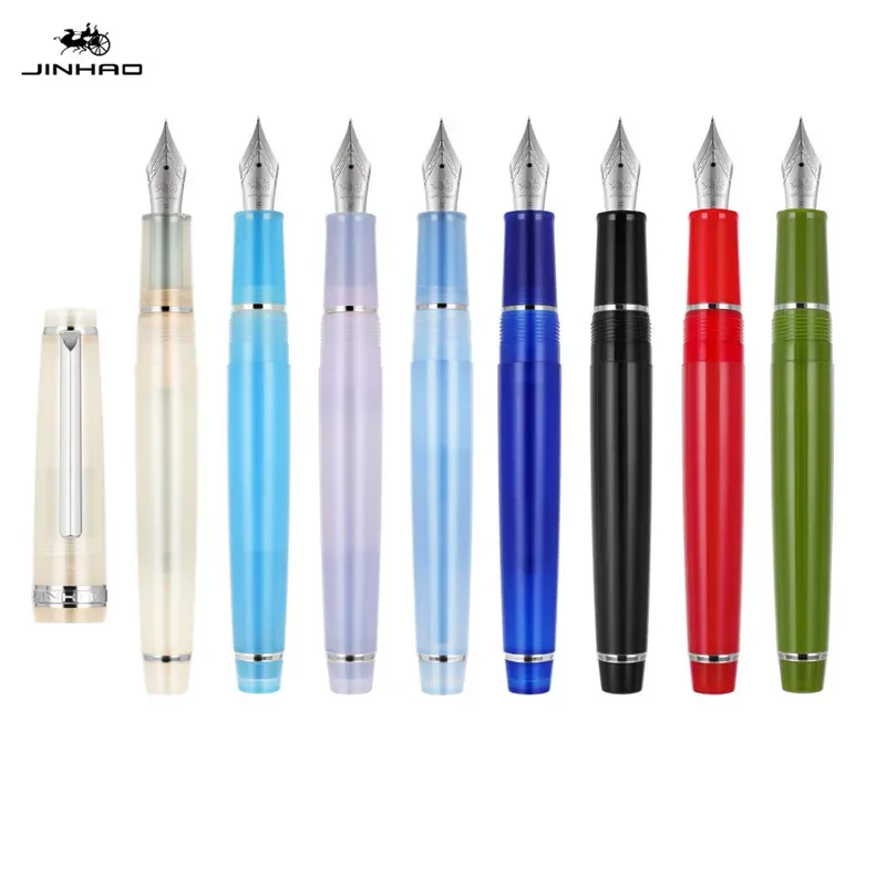 

New Jinhao 82 Blue Colour Business Office Student School Supplies Fine Nib Fountain Pen