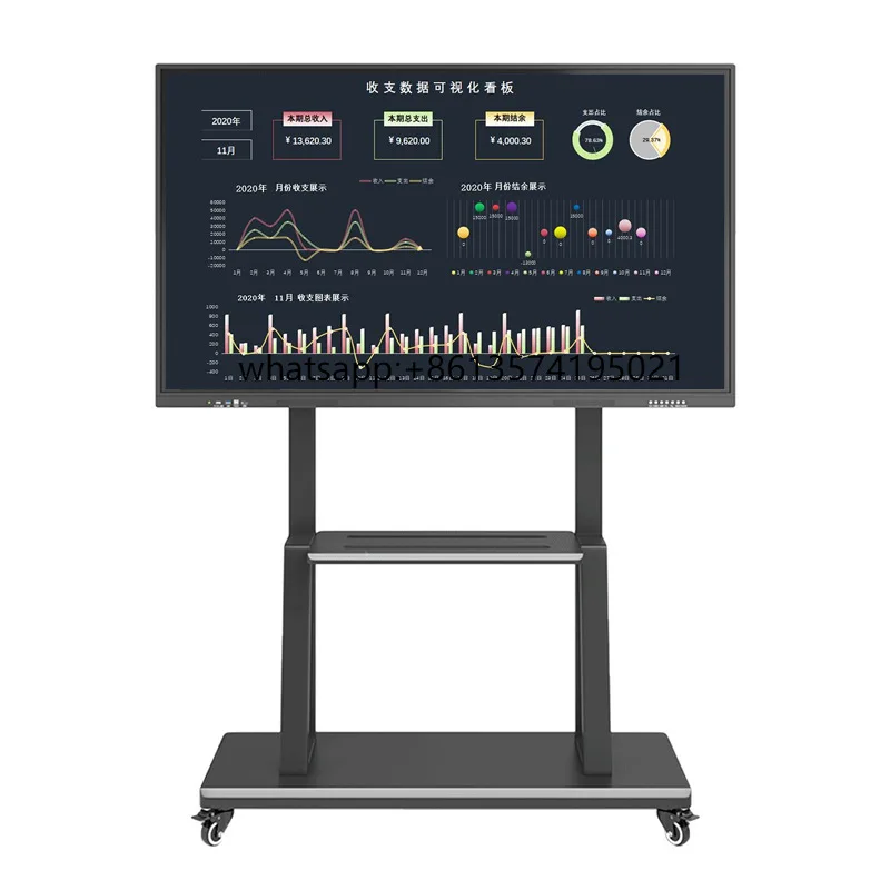 

TAll-in-One Multimedia Intelligent Electronic Tablet For Teaching Conferences 100inch Touch Screen LED TV 75 Inch Screen