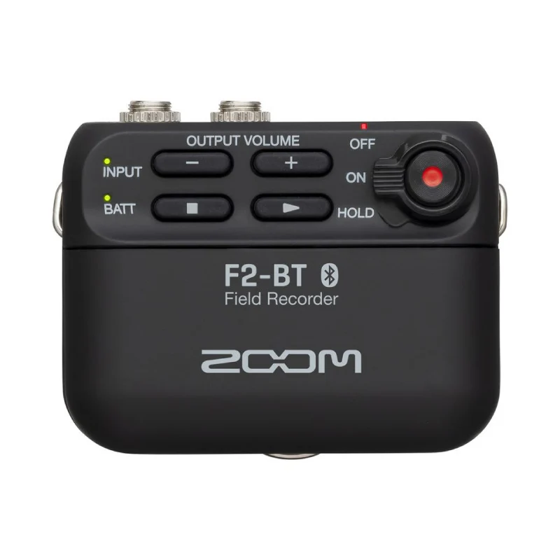 ZOOM F2-BT Ultracompact Bluetooth-Enabled Portable Field Recorder, 80 Hz Low Cut Filter with Rec Hold Function 32-bit Float