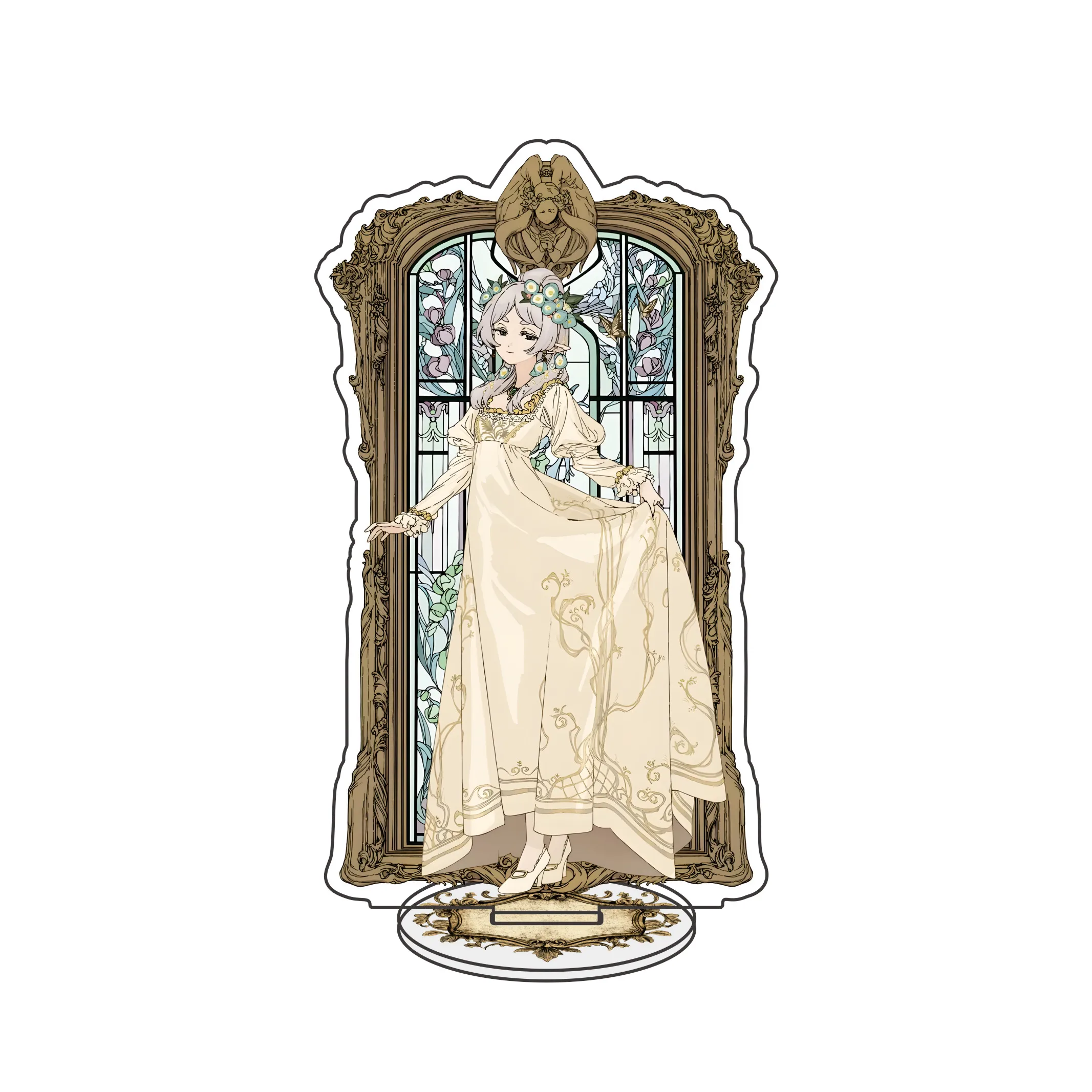 15 cm Anime Frieren At The Funeral Acrylic Stamd Cartoon Figure Fern Stark Himmel Pendant Gifts Accessories Keychains