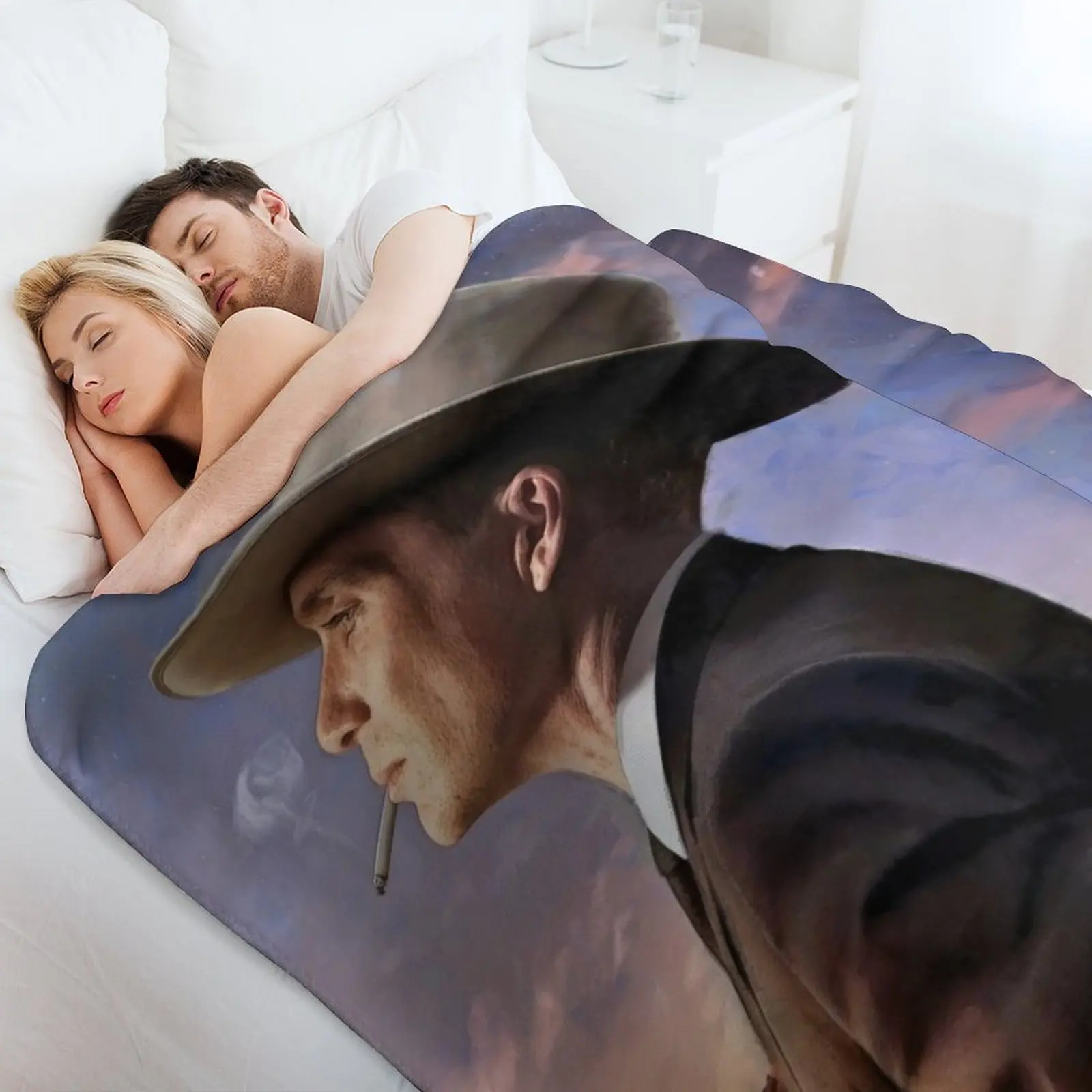 أوبنهايمر (2023) بطانية رمي سيليان ميرفي أريكة رمي بطانيات فضفاضة للسرير البطانيات السياحية #4