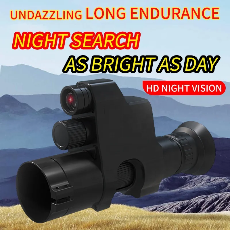Digital Infrared Night Vision Monocular Scope with Photos and Video Playback Function for Hunting Camping