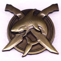 CSGOs Operation Riptide Shark Logo Enamel Pin Game Vintage Badge Brooch Jewelry Gamer Gift
