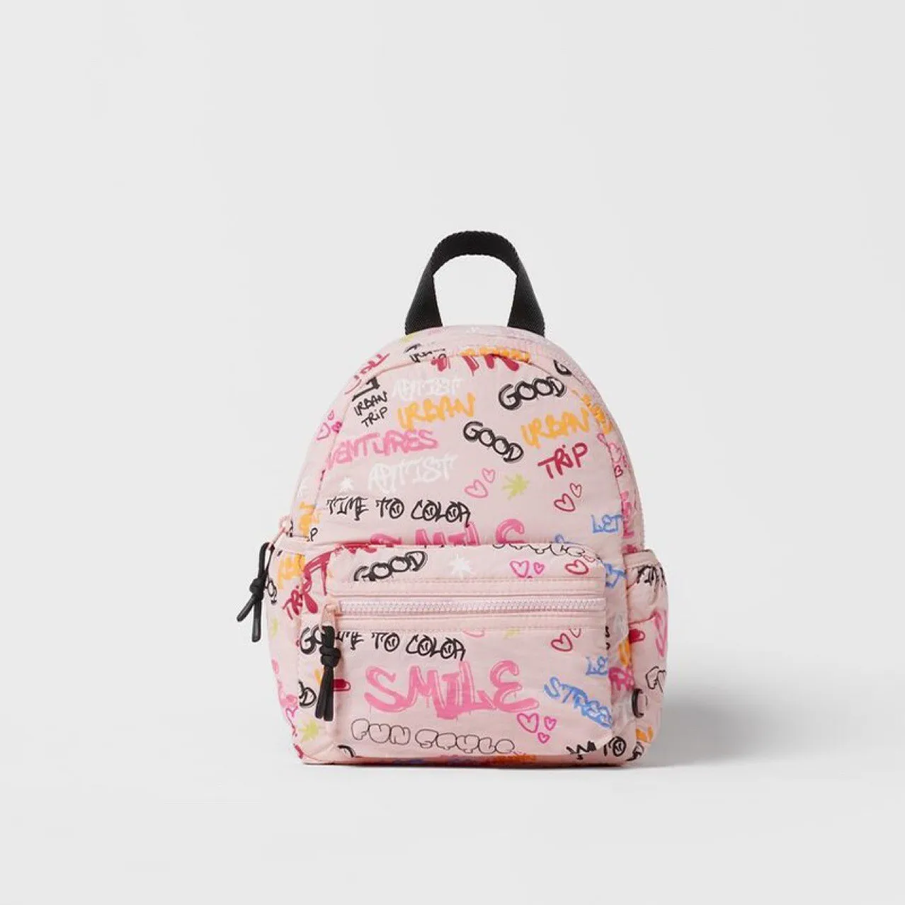 Letters Printed Pink Backpack Children Bag Fashion Cute Baby Girls Bag Popular Boutique Kids Toddler School Bag Two-shoulder Bag