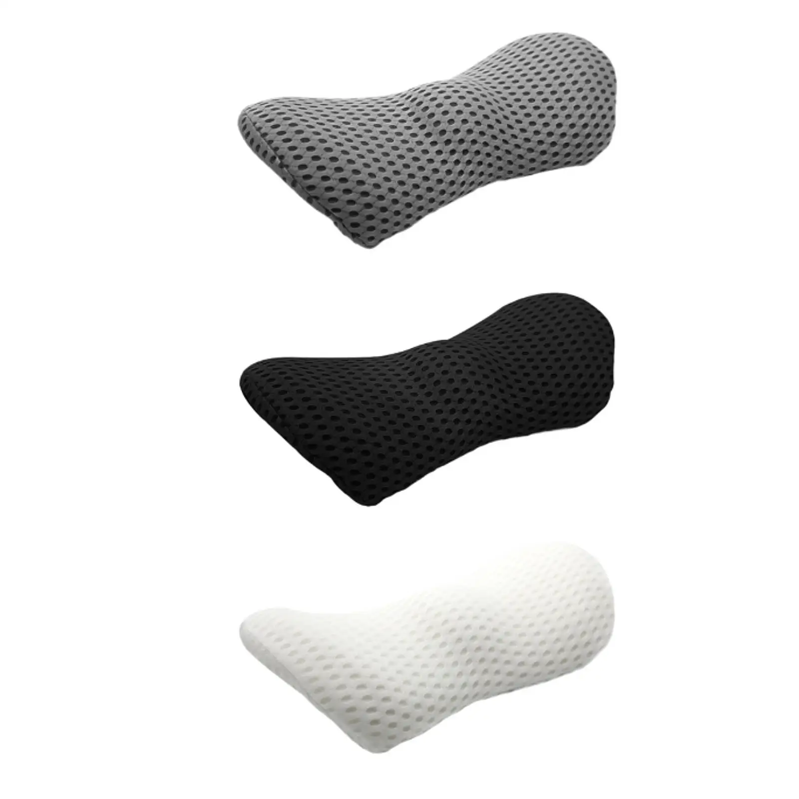 Almohada de apoyo Lumbar, cojín de espalda baja, rebote lento, transpirable, multifunción, cojín para asientos de coche, almohadas para sillón reclinable de oficina