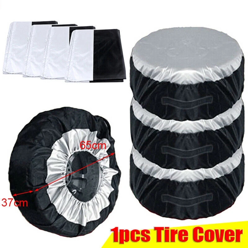 Auto Spare Tire Storage Cover Car Wheel Tire Polyester Bags Vehicle Tyre Accessories Dustproof Rainproof Protector Case/set