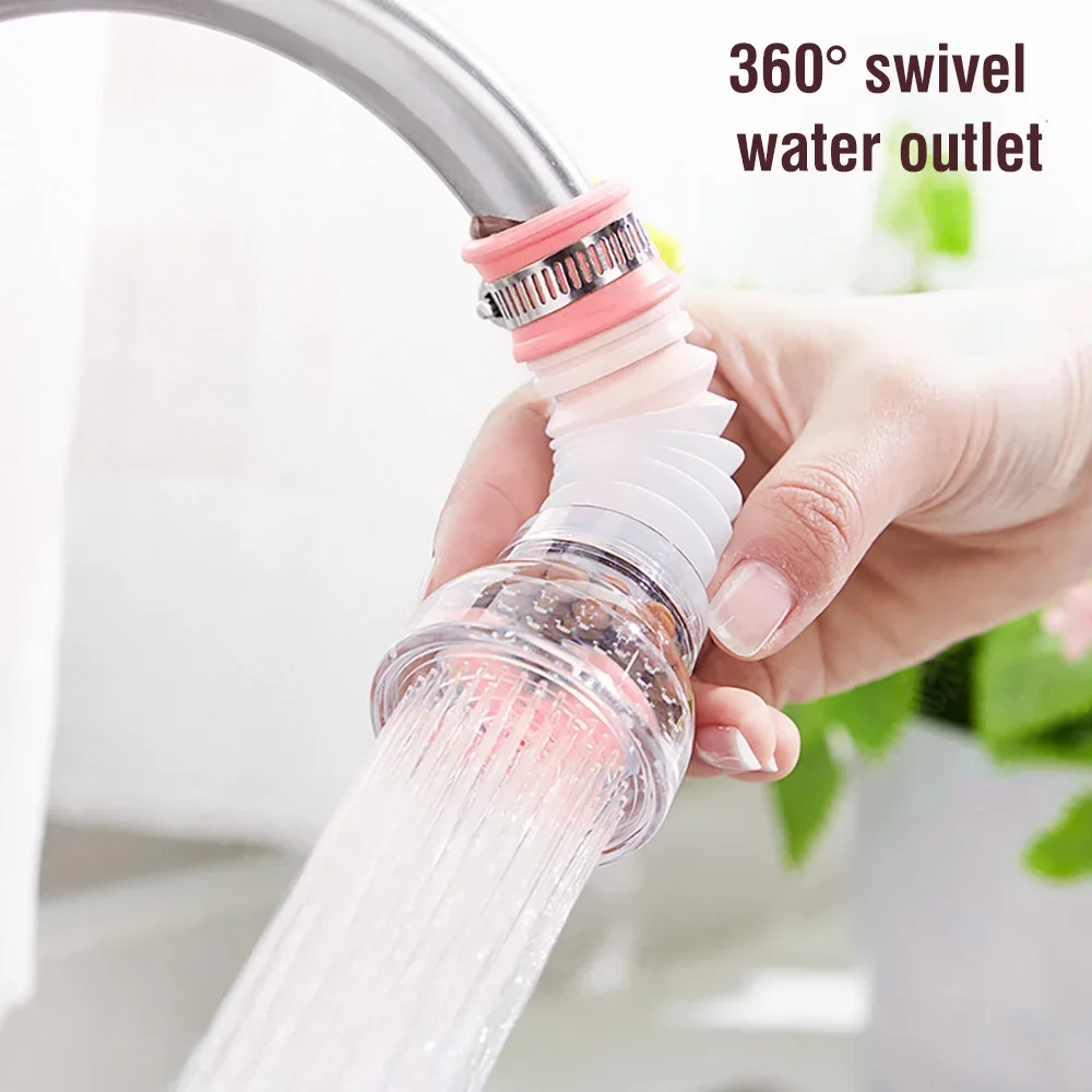 NEUE Rotation Küche Wasserhahn Ausläufe Sprayer PVC Dusche Leitungswasser Filter Purifier Düse Filter Für Haushalt Küche Zubehör