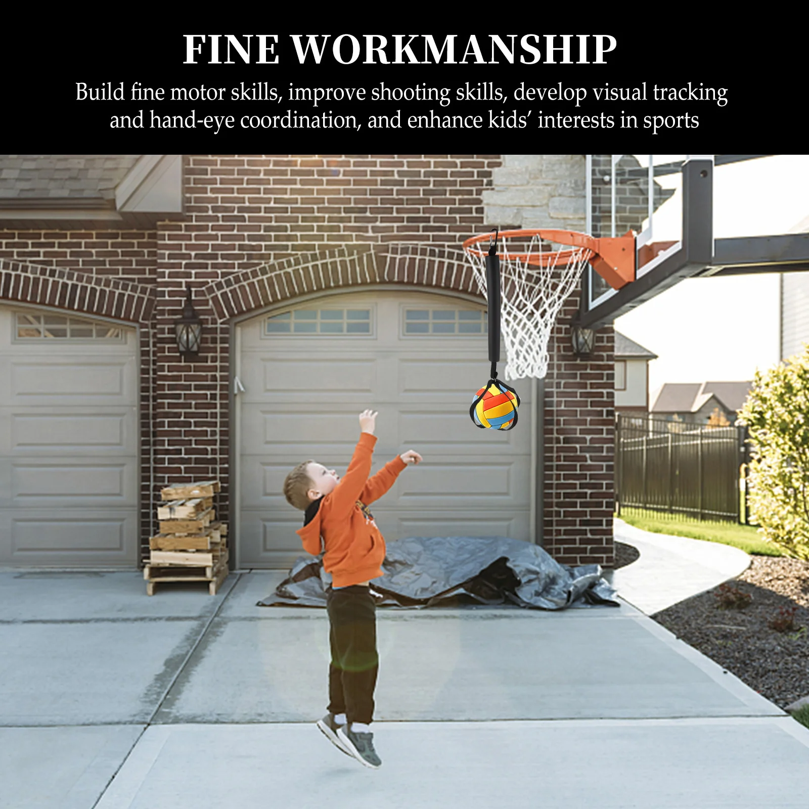 

2pcs Volleyball Training Band Adjustable Elastic Cord For Spike Practice Home Training Equipment Warm Up Supplies